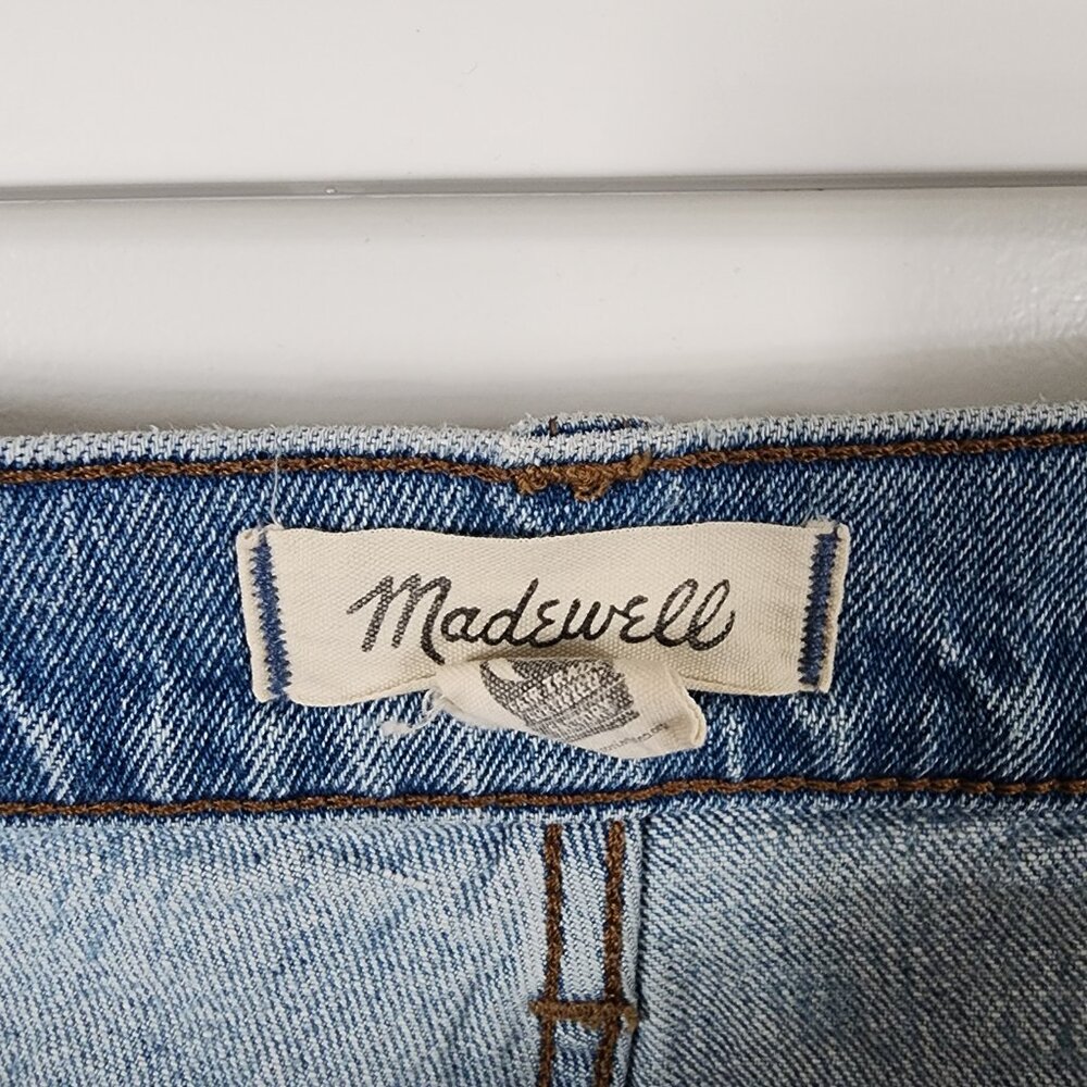 Madewell Perfect Vintage Straight Jean 27 Light Wash High Rise - Picture 6 of 7